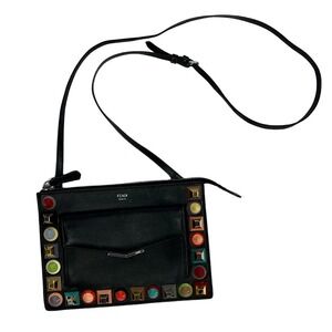 Fendi Rainbow Studs Clutch/Crossbody Bag | Designer